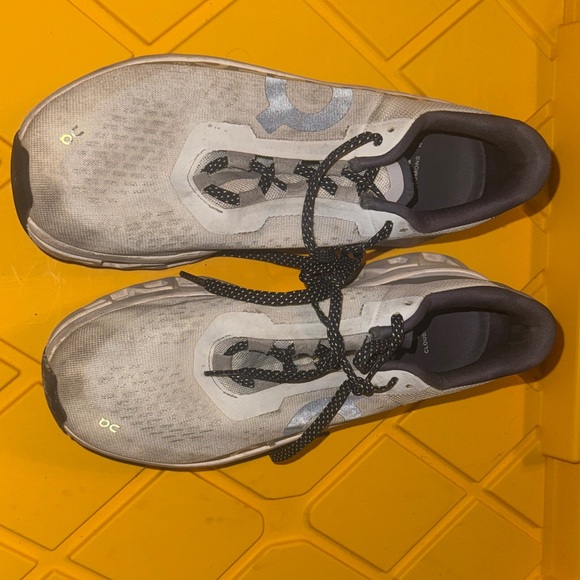 On Running Gray and Black Athletic Shoes - Picture 1 of 7